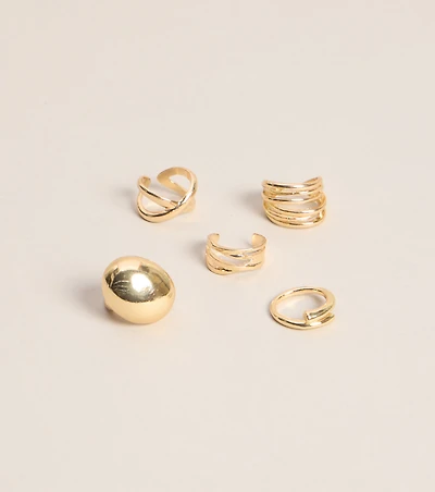 Stack The Attitude Five-Pack Ring Set