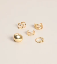 Stack The Attitude Five-Pack Ring Set
