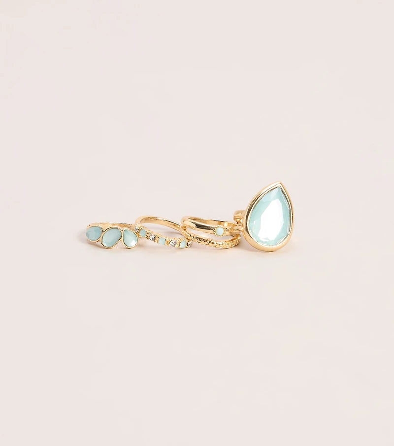 Keepsake Glow Five-Piece Ring Set