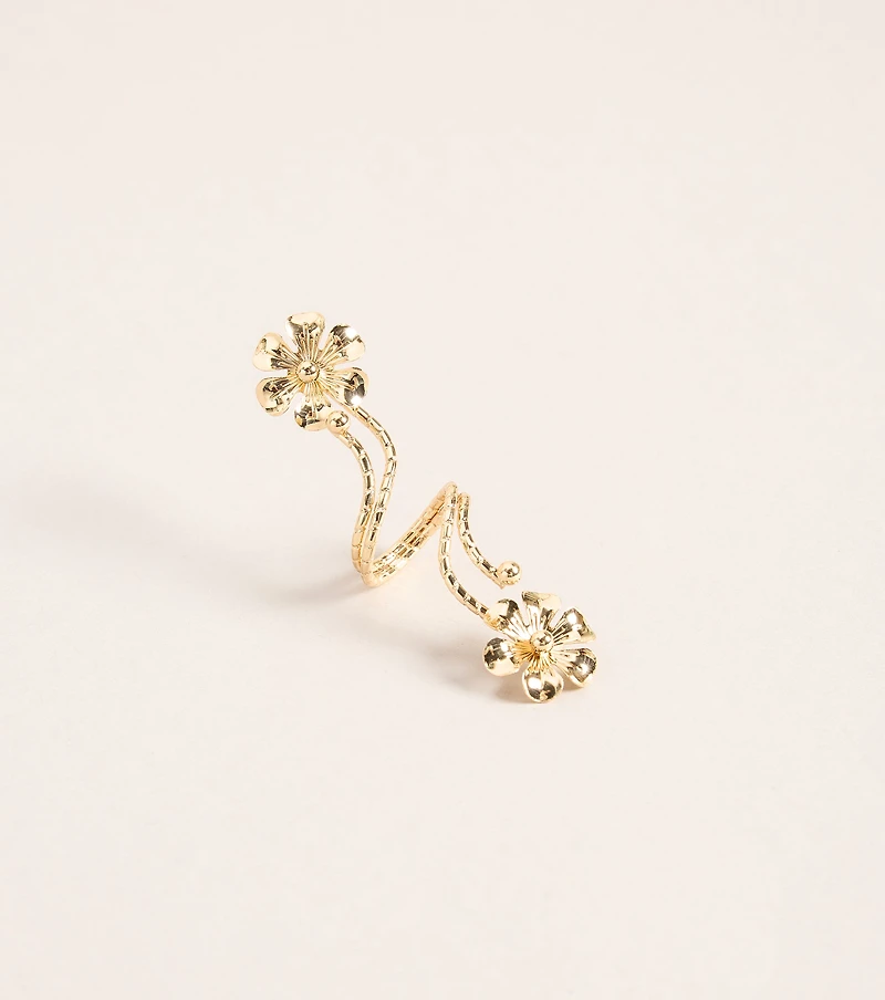 Bloom Mood Flower Statement Ring