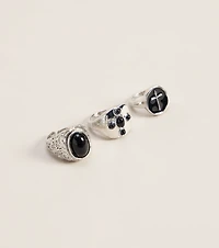 Lucky Number Three Ring Set