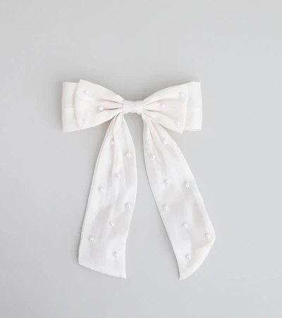Tied With a Pearl Hair Bow