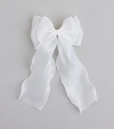 Cutest Vibe Organza Hair Bow Clip