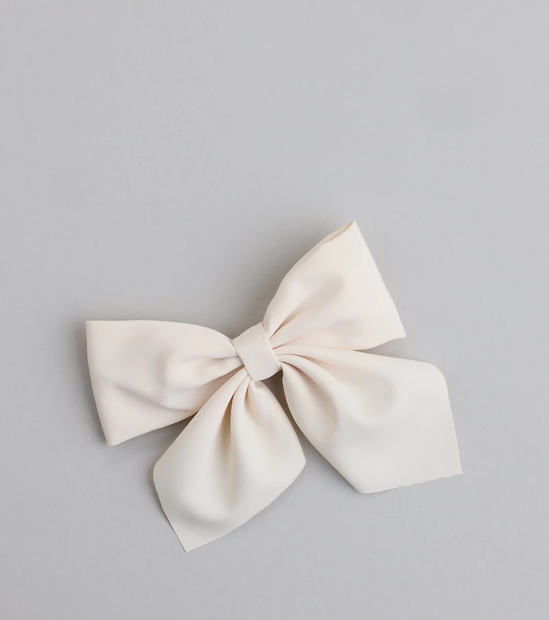 Simplicity Is Chic Hair Bow Clip
