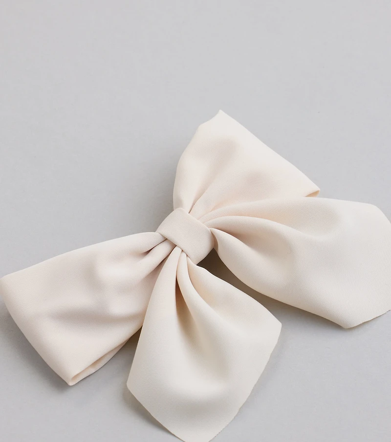 Simplicity Is Chic Hair Bow Clip