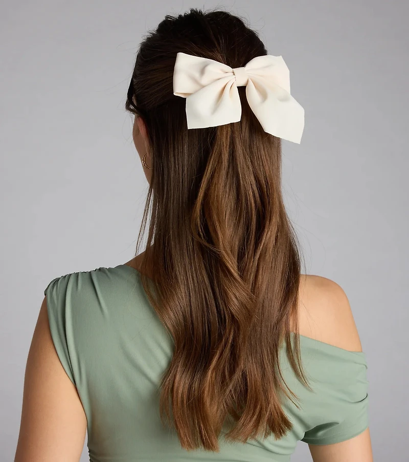 Simplicity Is Chic Hair Bow Clip