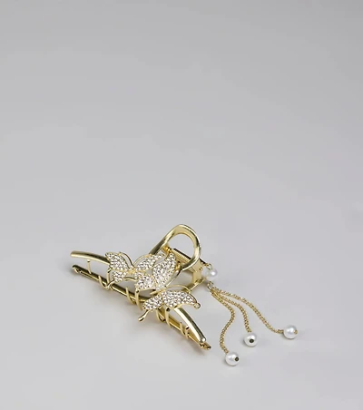 Ethereal Beauty Butterfly Fringe Claw Clip