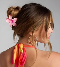 Tropical Blooms Flower Hair Claw Clip