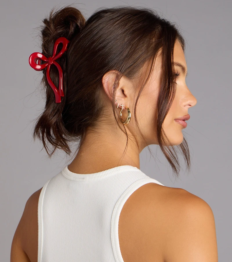 Pretty Little Bow Three-Pack Hair Clip Set