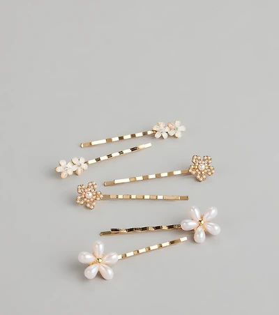 Petal Perfect Six Pack Bobby Pins