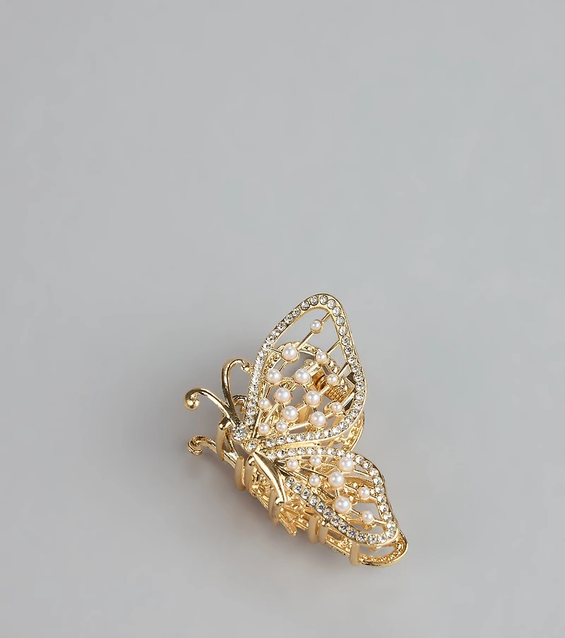 Flutter And Shine Butterfly Hair Clip
