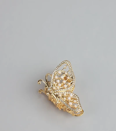 Flutter And Shine Butterfly Hair Clip
