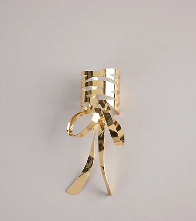 Golden Hour Knot Hair Pin