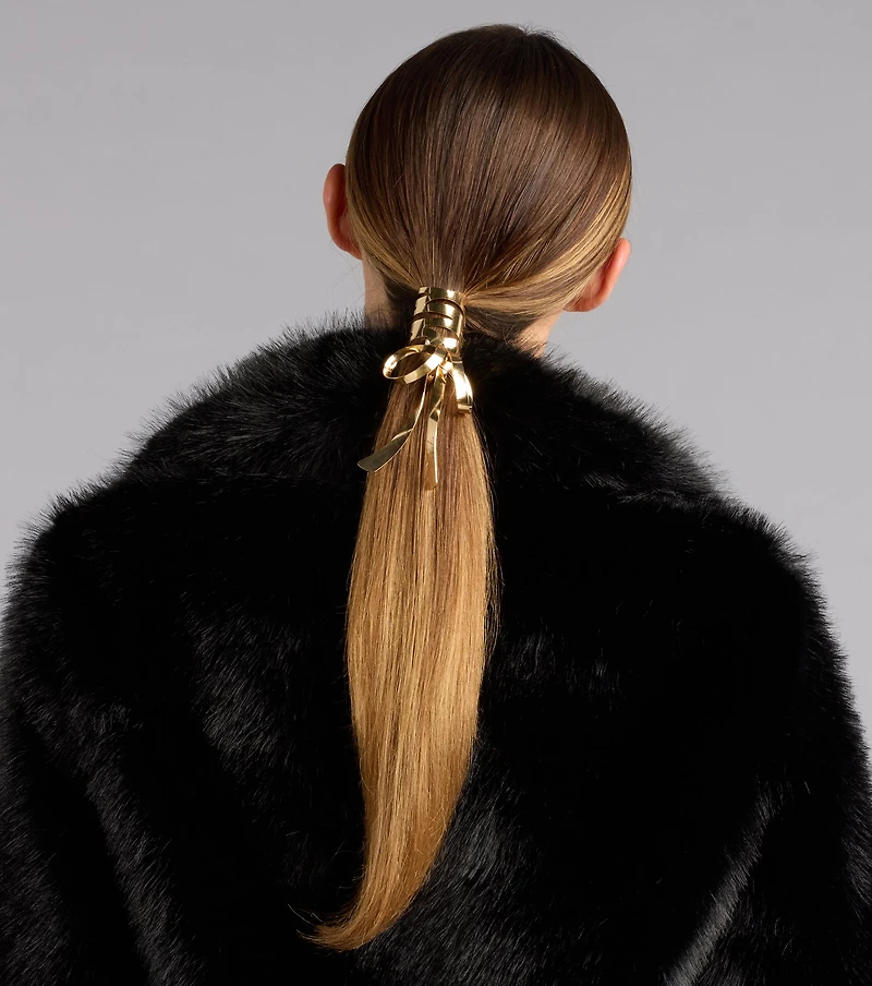 Golden Hour Knot Hair Pin