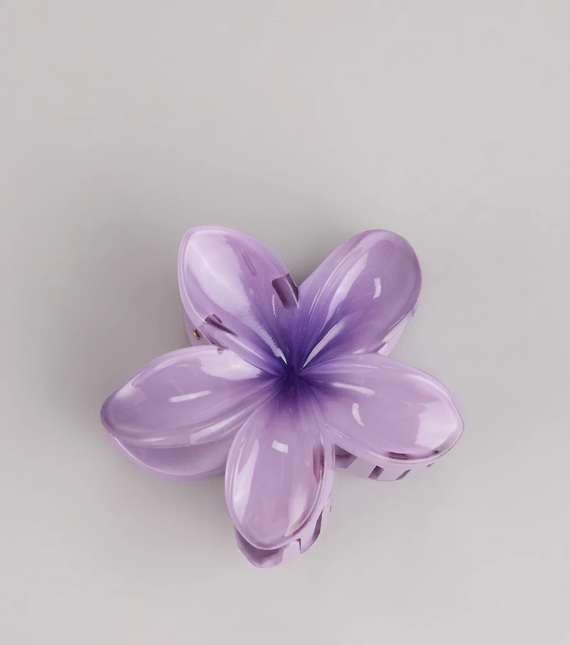 Tropical Blooms Flower Hair Claw Clip