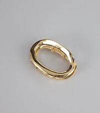 Chic Circle Grip Claw Hair Clip