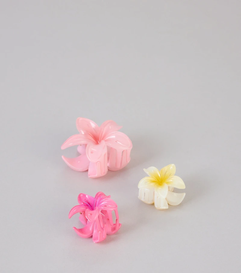 Tropical Tresses Hair Claw Clip Set