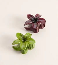 Bloom Snap Flower Hair Clips