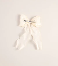 Ribbon Drama Hair Bow Barrette