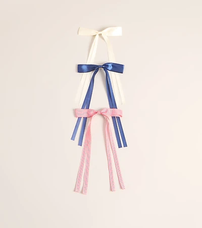 Sweet Side Three-Pack Bow Hair Clips