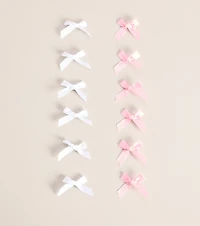 Bow Mood Mini Hair Clip Set
