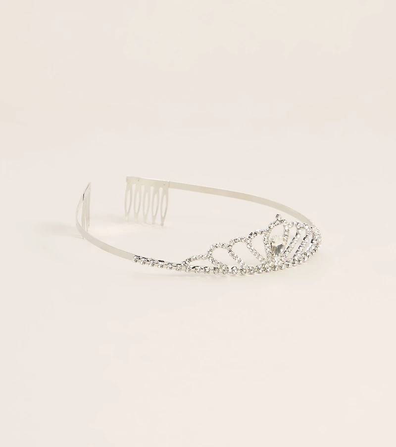 Crowned In Shine Rhinestone Tiara