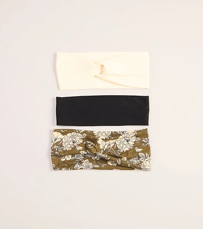 Hair Check Three-Pack Headband Set