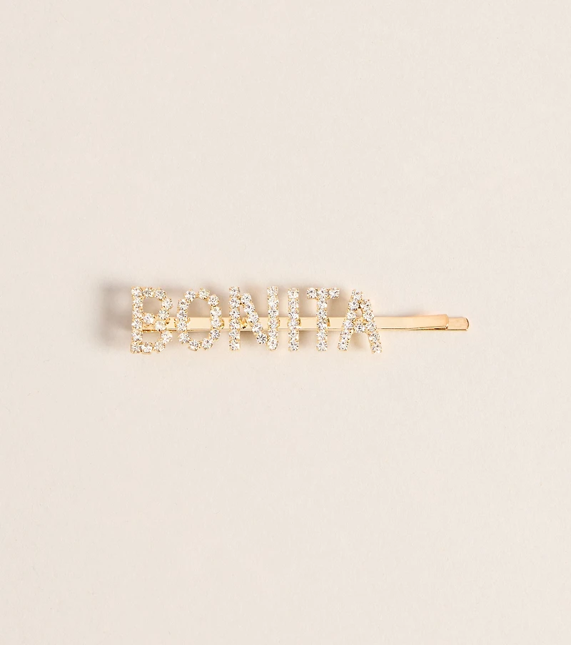 Bonita Rhinestone Bobby Pin