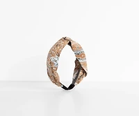 Paisley Satin Twist Headband