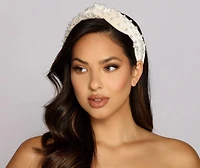 Chic Vibes Velvet Pearl Headband
