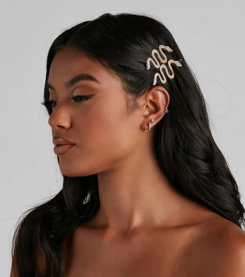 Snake It Till Ya Make It Hair Pins