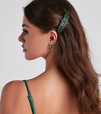 Luxe Sparkle Rhinestone Barrette