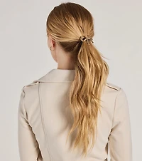 Sleek Charm Two-Pack Hair Bow Elastic Set