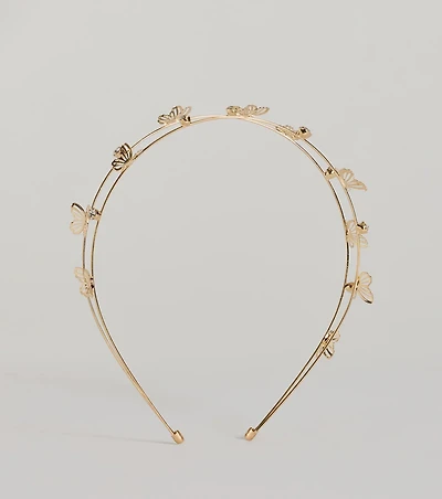 Rare Catch Butterfly Rhinestone Headband