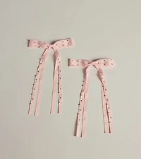 Adorable Vibes Pearl Hair Bow Set