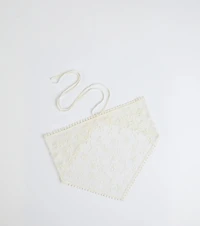 Boho Sheer Floral Bandana