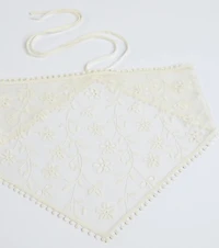 Boho Sheer Floral Bandana