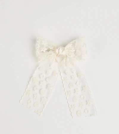 Poised Attitude Lace Hair Bow Clip