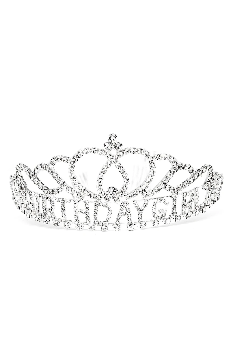Birthday Girl Rhinestone Tiara