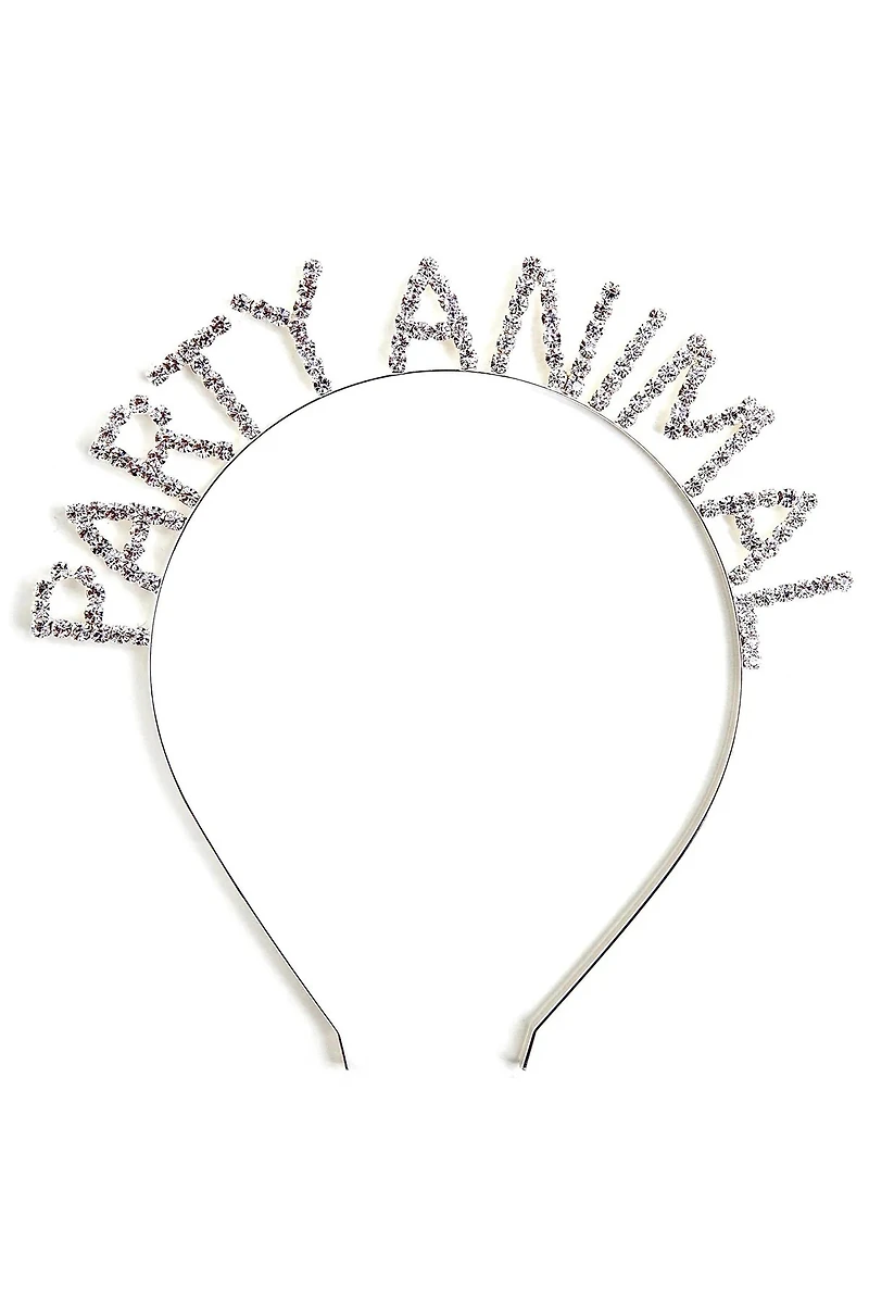 Party Animal Rhinestone Headband