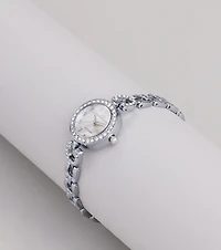 Time Will Tell Rhinestone Trim Watch
