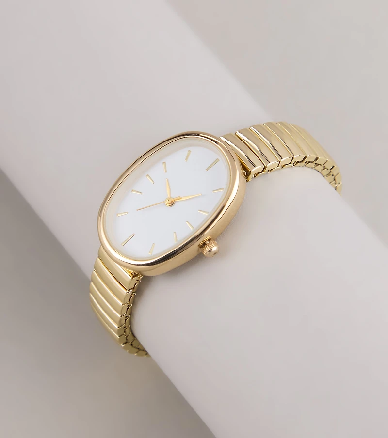Keeping Time Oval Watch Bracelet