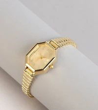 Polished Hour Stretch Band Watch