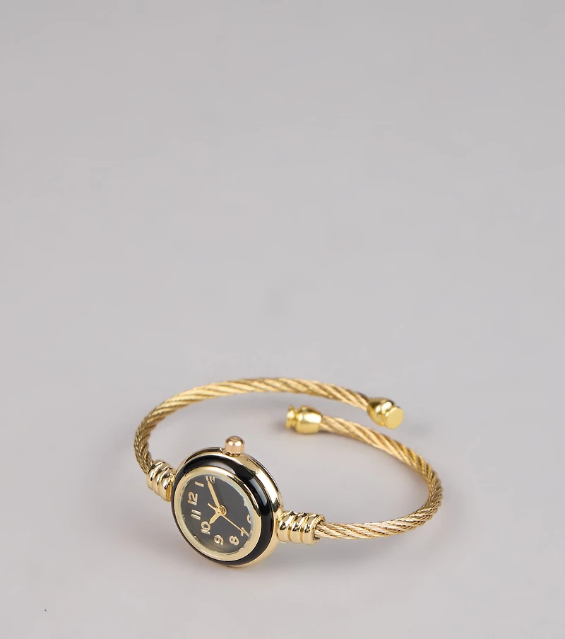 Golden Hour Cuff Watch