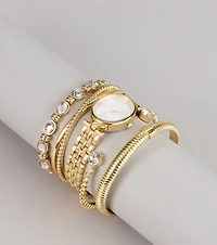 Quiet Luxe Watch and Bracelet Stack