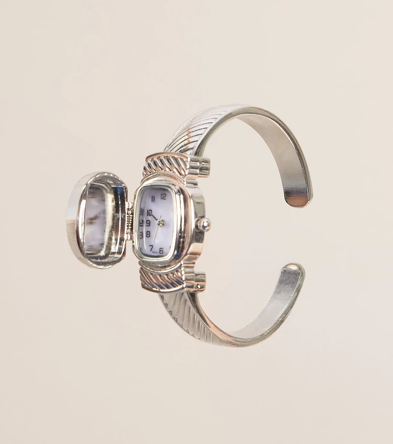 Time To Shine Cuff Watch Bracelet