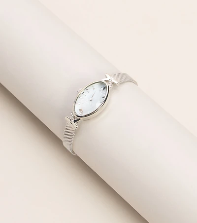 Time's On Your Side Mesh Watch