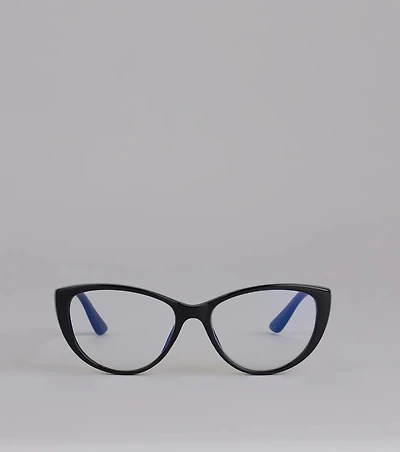Chic Specs Cat-Eye Blue Light Glasses