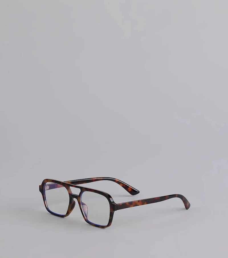 Smarty Chic Aviator Blue Light Glasses