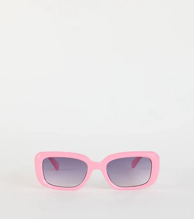 Picture This Retro Rectangle Sunglasses